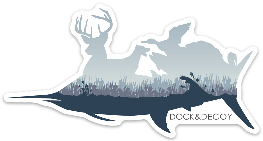 Dock Decoy Sportsman Sticker
