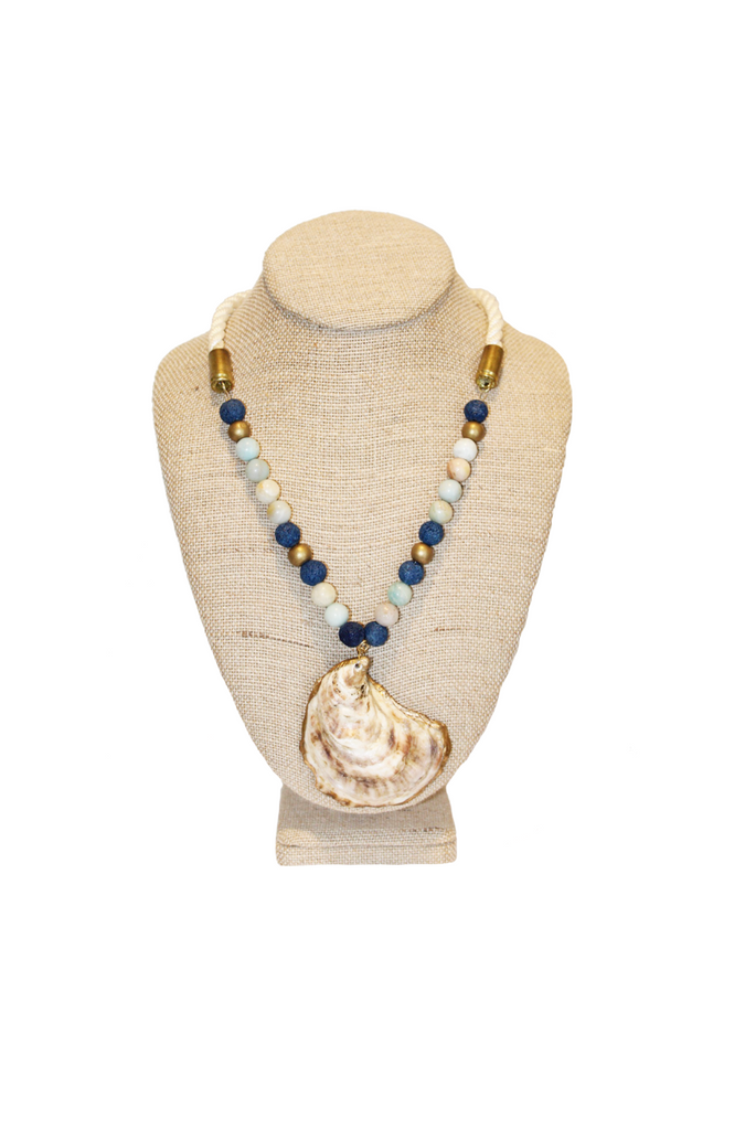 Oyster on the Line Necklace