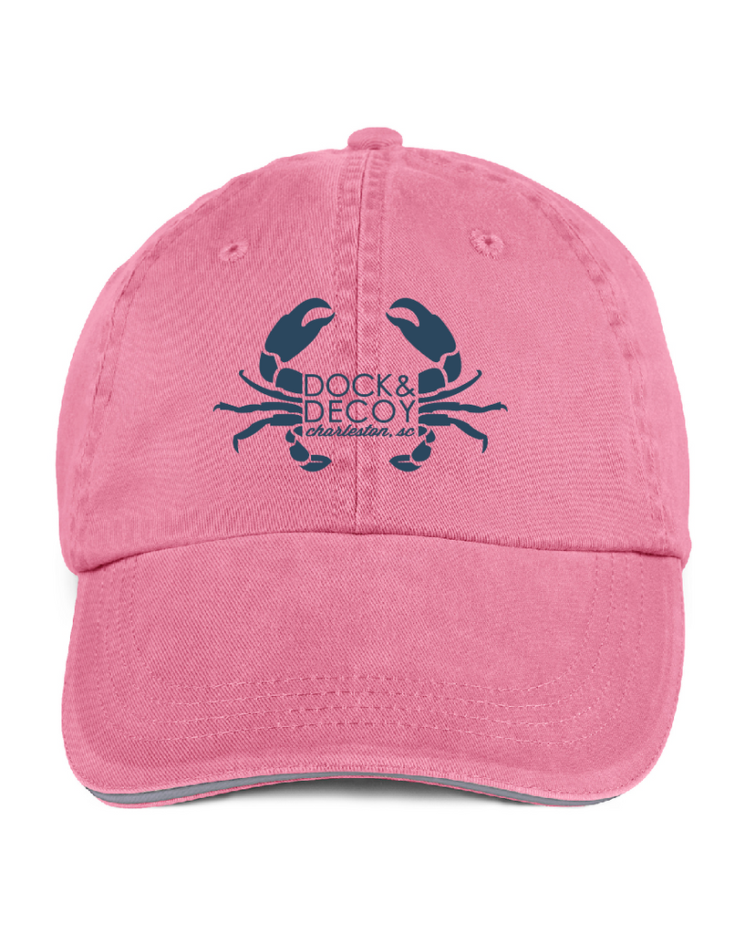 Dock Decoy Crab Hat pink