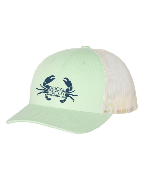 Dock Decoy Crab Hat green