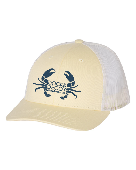 Dock Decoy Crab Hat yellow